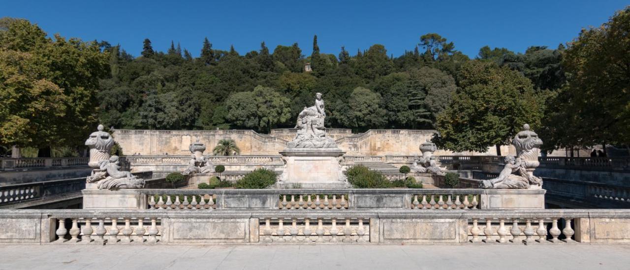 "Le Paisible" Clim Et Jardin En Centre Ville Nîmes Eksteriør bilde